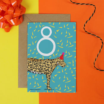 Children's Age Animal Birthday Cards, Age One To 10, 9 of 11