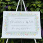 Wedding Welcome Board | Wild Flowers Design, thumbnail 1 of 2