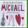 Personalised Husband Birthday Card, thumbnail 2 of 2