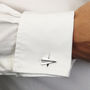 Personalised Paper Plane Cufflinks, thumbnail 8 of 9