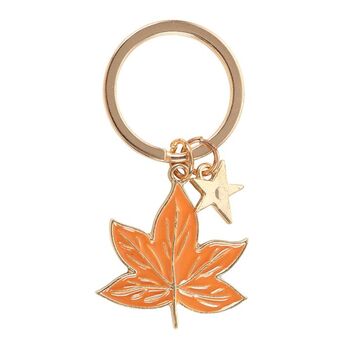 Autumn Magic Leaf Keyring, 2 of 2