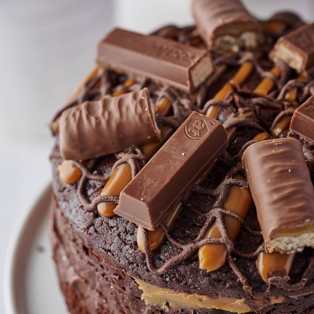 Chocolate Twix And Kit Kat Cake Six Inch By The Original Cake Company