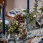 Powder Blue Glass Candle Holders Set Of Two, thumbnail 1 of 8