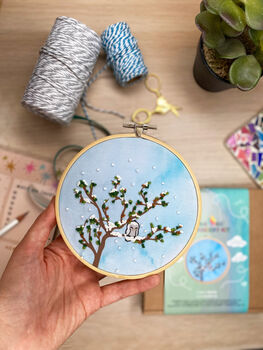 Winter Tree Embroidery Kit, 5 of 9