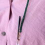 Green Glass Beaded Soft 60 Cm Glass Chain Holder, thumbnail 4 of 11