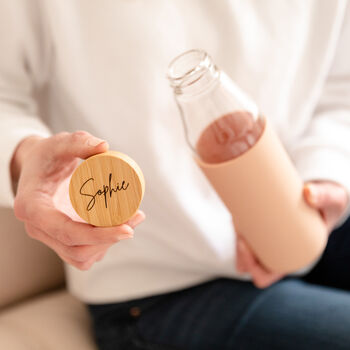 Personalised Glass Water Bottle For Her, 3 of 5