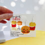 You Are The Burger To My Fries Valentine's Earrings, thumbnail 11 of 12