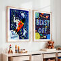Personalised Children’s Space Prints – Set Of Two To Six, thumbnail 6 of 12