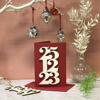 Personalised Christmas Card And Decoration, 3 of 8