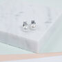 Harcourt Pearl And Zirconia Silver Round Drop Earrings, thumbnail 1 of 6