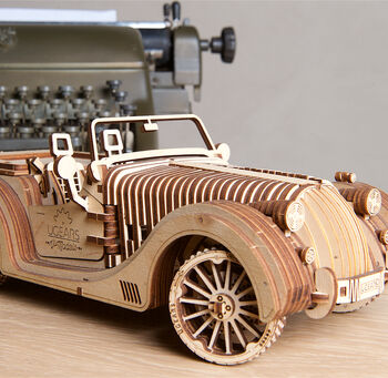 Roadster Build Your Own Moving Car By Ugears, 3 of 12