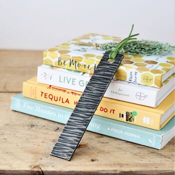 Hand Forged Stripy Steel Bookmark, 11th Anniversary, 4 of 7