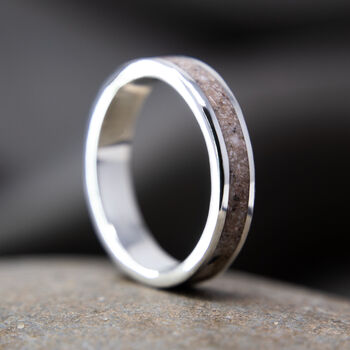 Your Own Ashes Memorial Keepsake Silver Ring, 3 of 7