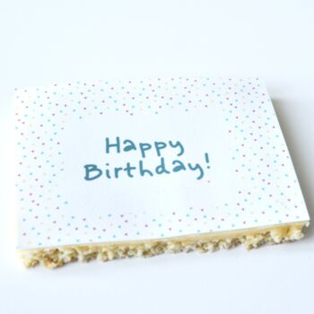 Happy Birthday Confetti Postcake, 2 of 4