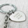 Angel Charm Always In My Heart Memorial Keyring, thumbnail 4 of 6