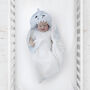 Hooded Baby Towel Shark, thumbnail 3 of 4
