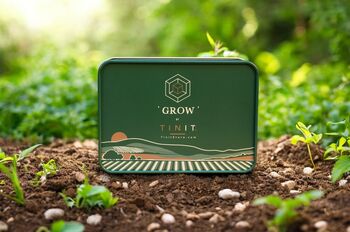 Gardening Seed Tin Storage Box Organiser Gift Present, 7 of 8