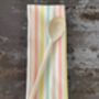 Rainbow Florence Stripe Cotton Linen Tea Towel, thumbnail 1 of 3
