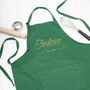 Personalised Birthday Est. Cotton Apron, thumbnail 6 of 12