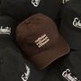 'Caffeine Reliance Alliance' Cotton Baseball Cap, thumbnail 6 of 8