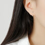 Sterling Silver Ball Ear Jacket Stud Earrings, thumbnail 2 of 5