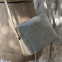 Structured Leather Crossbody Gold Or Silver Handbag, thumbnail 1 of 12
