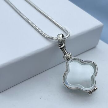 Pick Your Shape Small Silver Keepsake Locket Necklace, 9 of 12