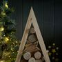 Wooden Tree Decoration With Wooden Stars, thumbnail 2 of 3