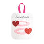 Love Heart Glitter Clips, thumbnail 1 of 3