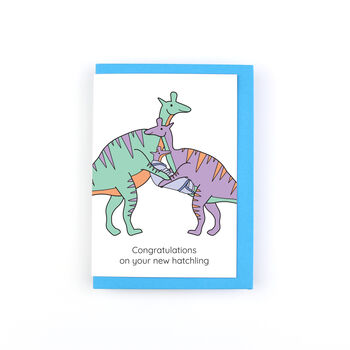 Congratulations On Your New Hatchling Dinosaur Card, 3 of 3