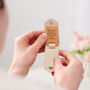 Personalised Birth Flower Photo Keyring, thumbnail 2 of 11