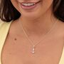 Anchor Necklace, Sterling Silver Or Gold Plated, thumbnail 2 of 10