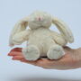 Mini Cream Snuggly Bunny, From Birth, thumbnail 3 of 4