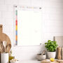 Multi Coloured Personalised Meal Planner, Acrylic Whiteboard, thumbnail 1 of 7