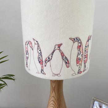 Penguin Embroidered Lampshade, 3 of 5