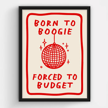 'Born To Boogie' Print, 2 of 5