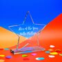 Personalised Glass Star Award, thumbnail 1 of 2
