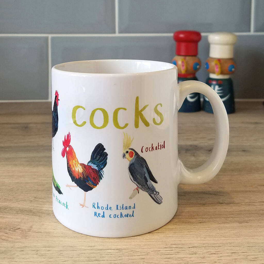 Cocks Bird Mug By Sarah Edmonds Illustration 9422