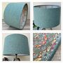 William Morris Strawberry Thief Blue Tweed Lampshade, thumbnail 9 of 9