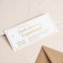 Personalised Foiled Gift Voucher, thumbnail 2 of 6