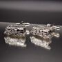 Fireman Silver Cufflinks Gift, thumbnail 2 of 5