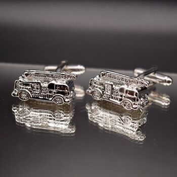 Fireman Silver Cufflinks Gift, 2 of 5