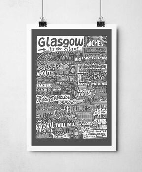 Glasgow Landmarks Print, 3 of 8