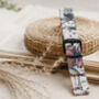 'Paradise' Leather Smartwatch Strap; Handmade Band, thumbnail 6 of 9