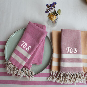 Personalised Soft Cotton Tea Towels, Sustainable Gift, 5 of 11