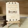Personalised Degree Wooden Card, thumbnail 2 of 10