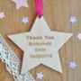 Thank You Wooden Hanging Star, thumbnail 3 of 5