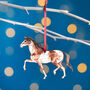 Mustang Horse Christmas Tree Decoration, thumbnail 1 of 4