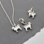 Cavapoo Silver Dog Charm, thumbnail 1 of 12