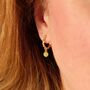 Celestial Boho Earrings Gold, thumbnail 1 of 4